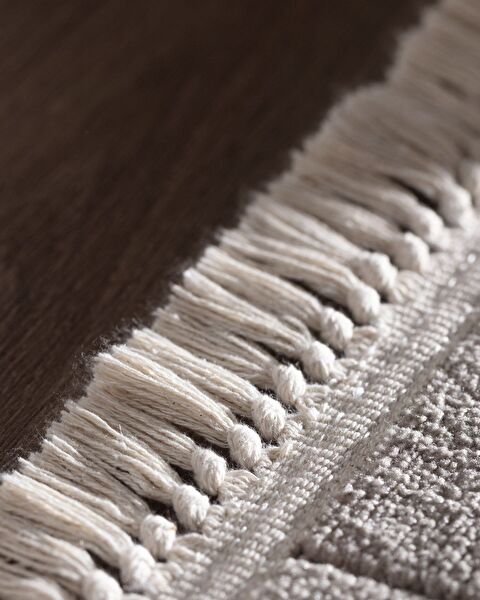 Crochet Carpet - Beige - 80x300 cm - 5