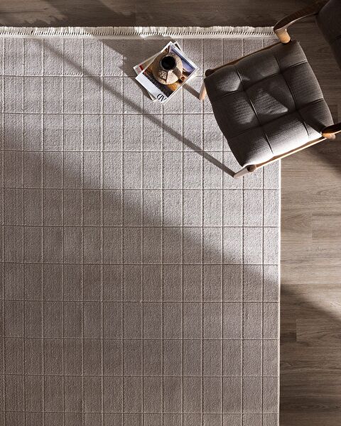 Häkelteppich - Beige - 80x300 cm - 4