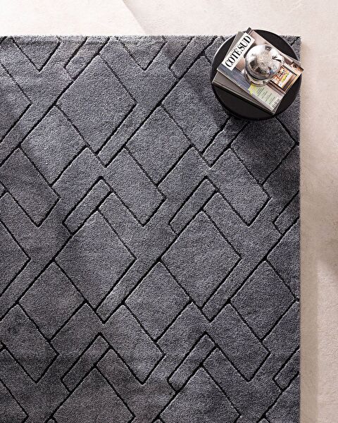 Arlette Carpet - Anthracite - 200x300 cm - 0