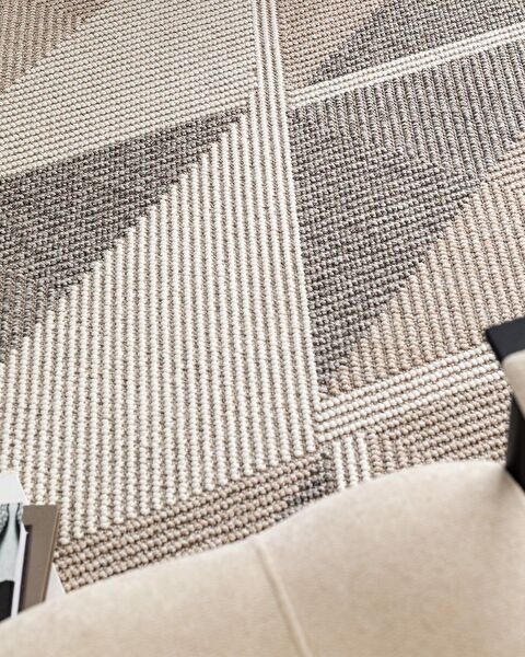 Grelot Fringed Carpet - Gray - 155x225 cm - 5