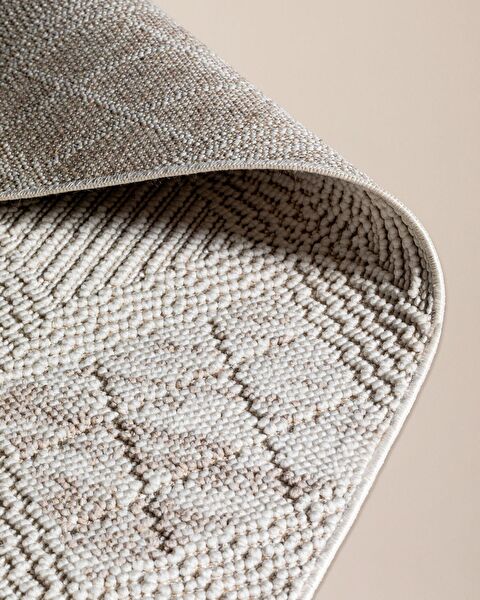 Clavier Fringed Carpet - Bone - 80x300 cm - 2