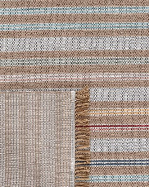 Laila Carpet- Beige/Blue- 155x220 cm - 1