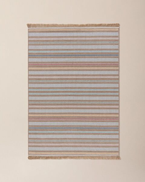 Laila Carpet - Beige/Blue- 200x300 cm - 0