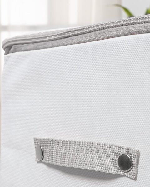 Flower Pattern Printed Saddlebag - White/Grey - 52x28x21 cm - 3