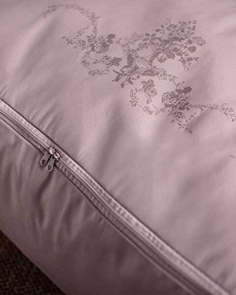 Flower Pattern Printed Saddlebag - Powder - 64x41x35 cm - 1