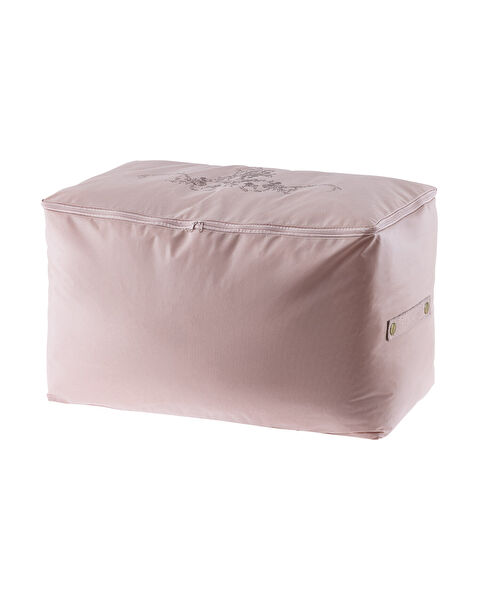 Flower Pattern Printed Saddlebag - Powder - 64x41x35 cm - 7