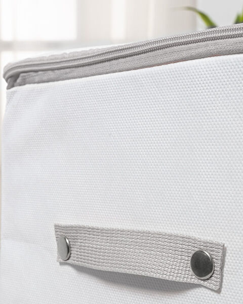 Flower Pattern Printed Saddle Bag - White/Grey - 64x41x35 cm - 2