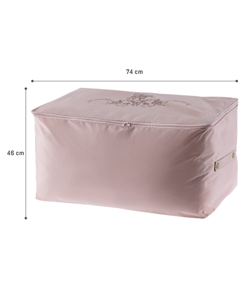 Flower Pattern Printed Bag - Powder - 74x46x46 cm - 7