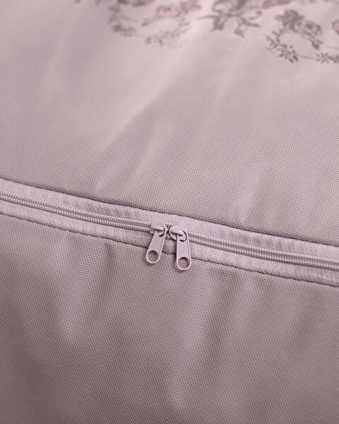 Flower Pattern Printed Bag - Powder - 74x46x46 cm - 2