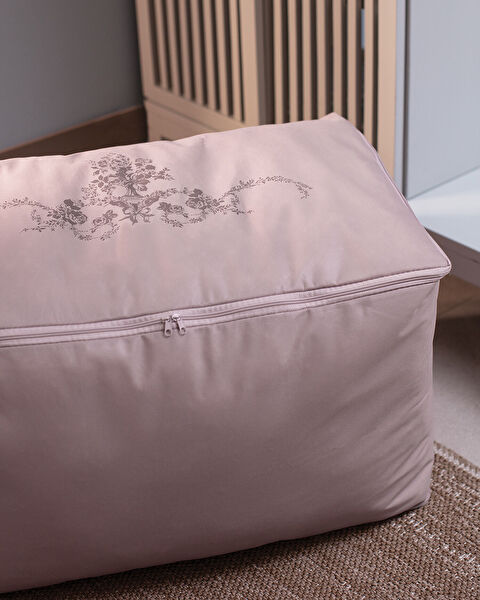 Flower Pattern Printed Bag - Powder - 74x46x46 cm - 1