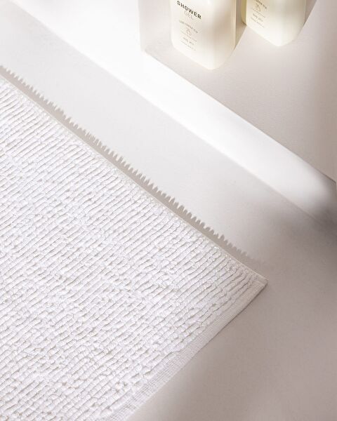 Charles Foot Towel - White - 50x80 cm - 3