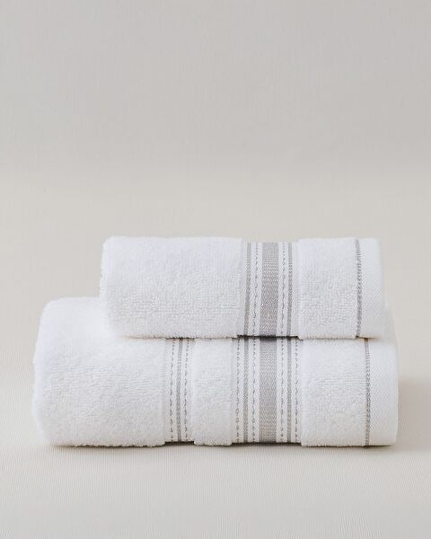 Joetta Face Towel - White - 50x80 cm - 1