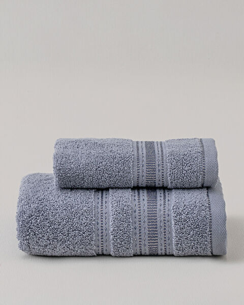 Joetta Face Towel - Navy Blue - 50x80 cm - 2