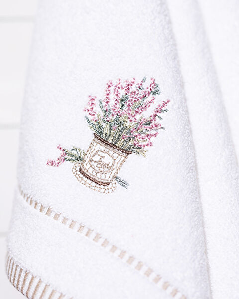 Curtice Embroidered Face Towel - 1