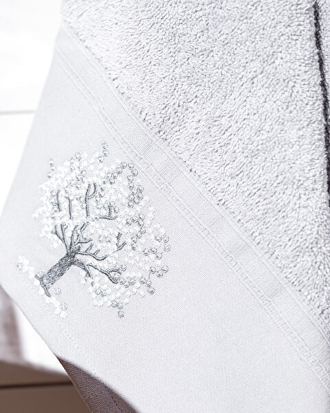 Orva Embroidered Face Towel - 1