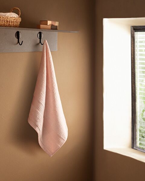 Clarette Face Towel - Pink - 50x80 cm - 0