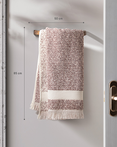 Brest Yarn Dyed Face Towel - Powder - 50x85 cm - Natural Collection - 4