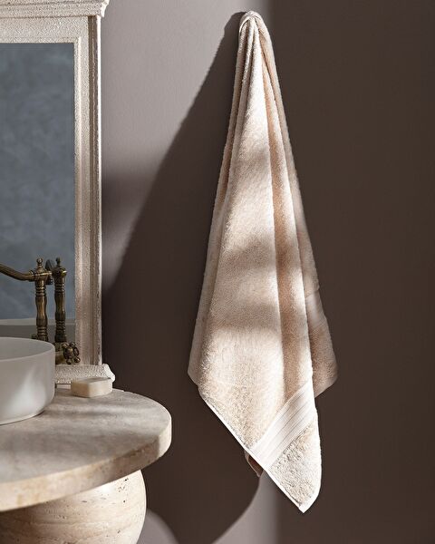 Martha Banyo Havlusu (TENCEL:trade_mark:) - Bej - 80x150 cm - 0