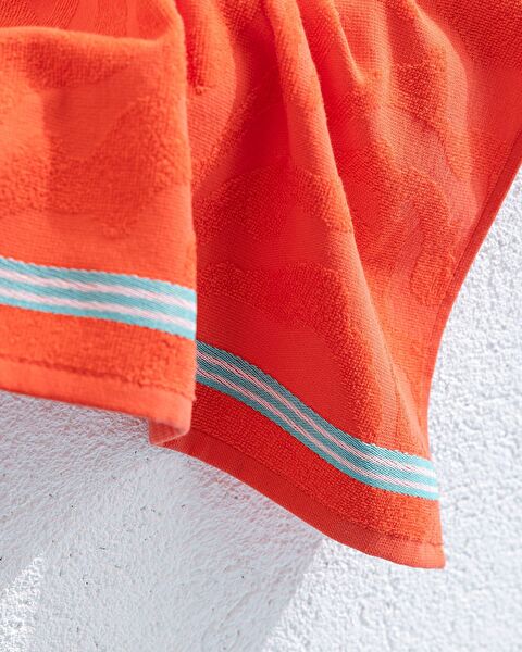 Sabre 100% Katoenen Strandlaken - Oranje - 70x150 cm - 2