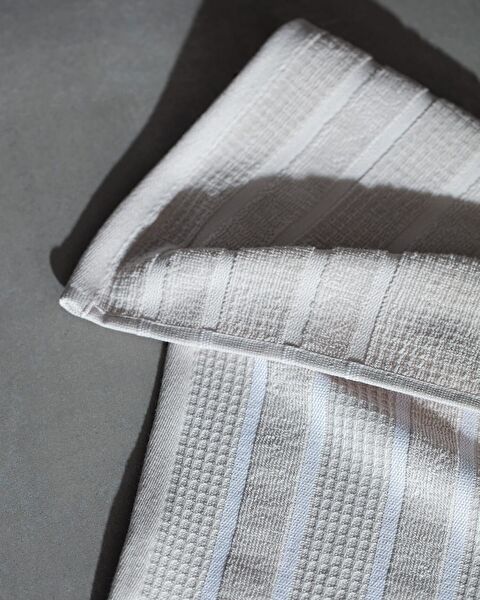 Renier 100% Cotton Towel Set - Beige - Luxury Collection - 5