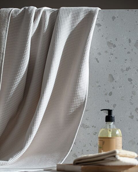 Renier 100% Cotton Towel Set - Beige - Luxury Collection - 1