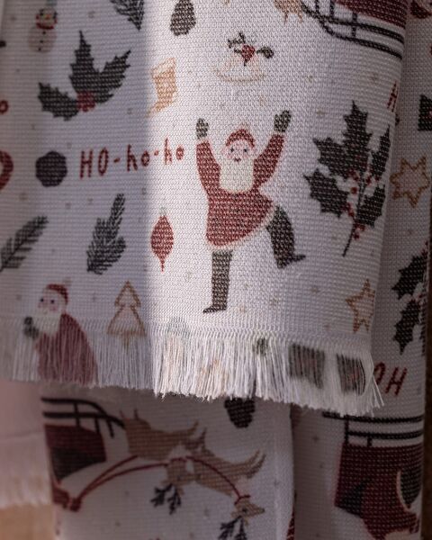 New Year's Klaus Kitchen Towel Set - White - 2