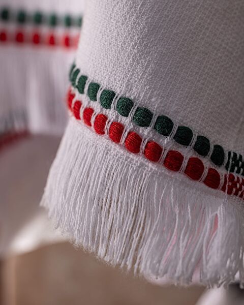 Yılbaşı Charmant Mutfak Havlu Seti - Beyaz - 3