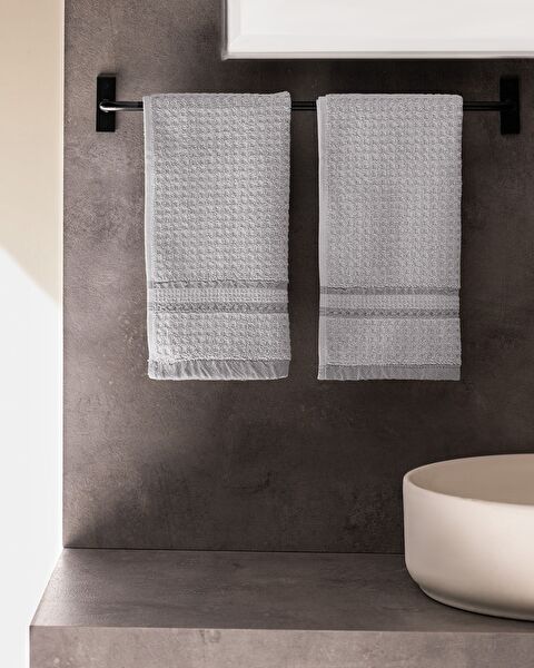 مجموعة أليسا مكونة من 2 منشفة يد - 0