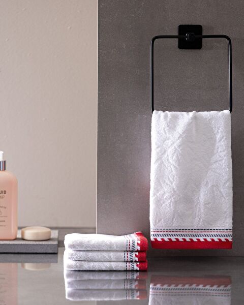 Perle 4 Pack Hand Towel - 0