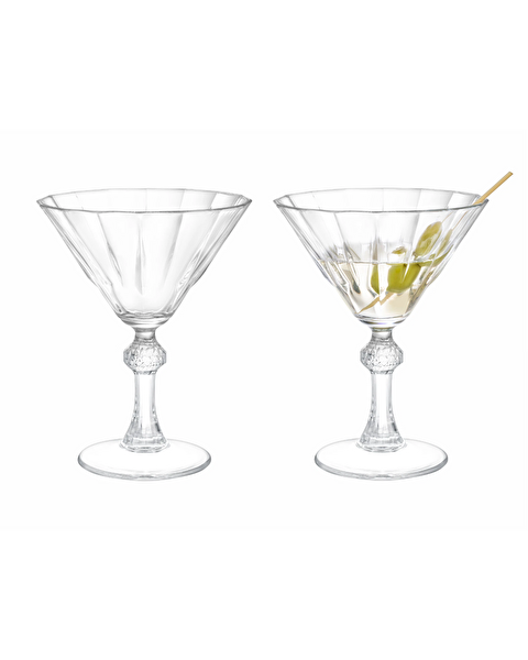 Ensemble Voyage de 4 verres à Martini - 1