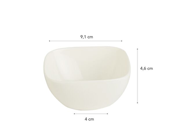 وعاء زجاجي مربع صغير - 2