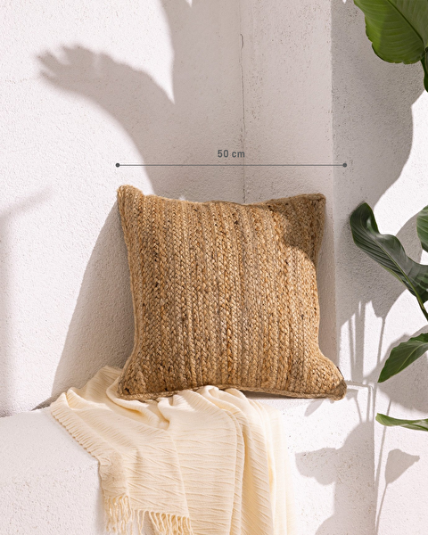 Housse de Coussin Louvre - Naturel - 50x50 cm - 5