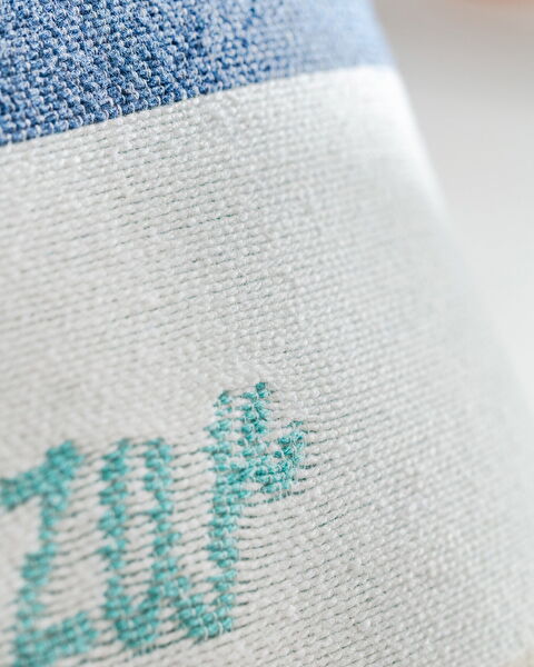 Housse de Coussin Ardoix - Bleu Marine/Beige - 33x50 cm - 2