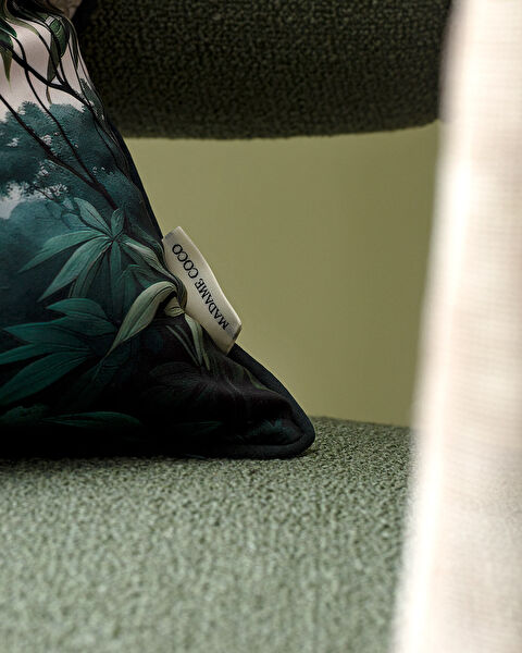 Aigle Throw Pillow Cover - Green - 43x43 cm - 2