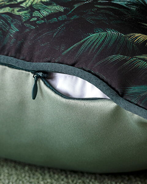 Papillon Throw Pillow Cover - Green - 43x43 cm - 4