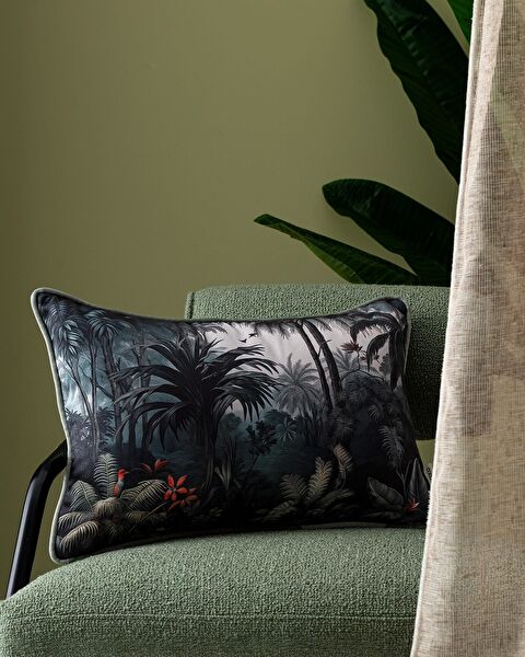 Jungle Throw Pillow Cover - Green - 30x50 cm - 0