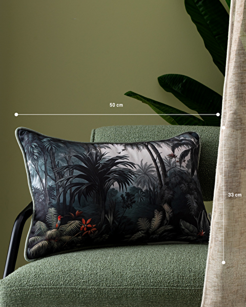 Jungle Throw Pillow Cover - Green - 30x50 cm - 5