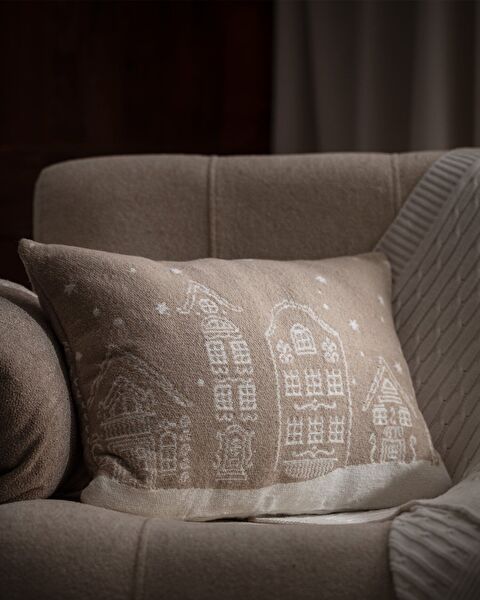 Ocre Housse De Coussın - 0