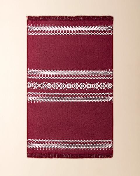 Delron Fringed Woven Rug - 5