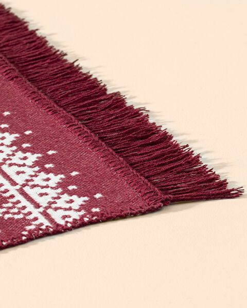 Delron Fringed Woven Rug - 3