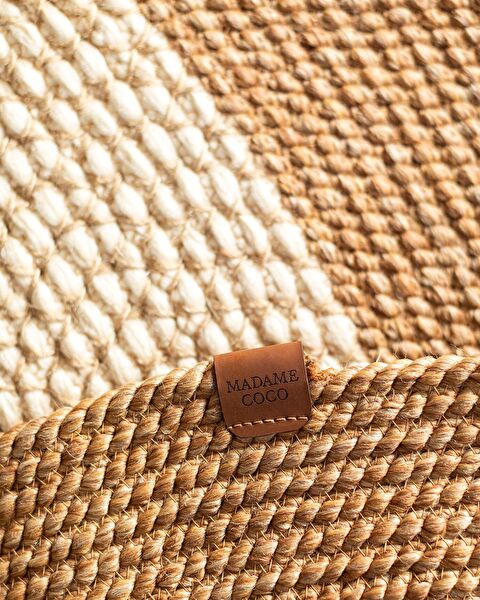 Alsace Round Rug - Natural/Cream - 120 cm - 2