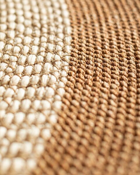 Alsace Round Rug - Natural/Cream - 120 cm - 1