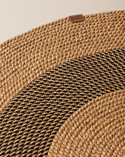 Alsace Oval Rug - Natural/Black - 90x150 cm - 6