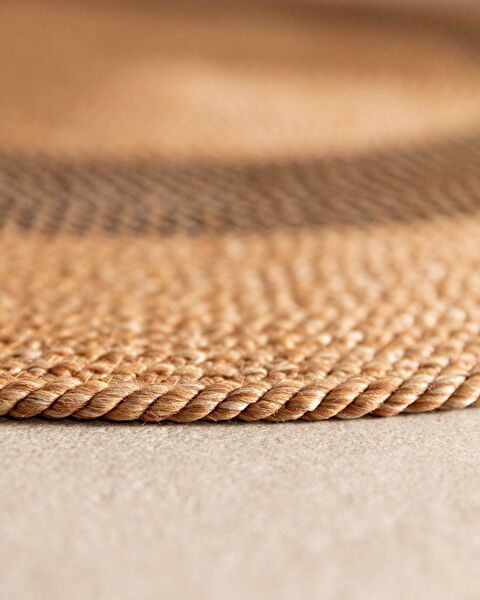 Alsace Oval Rug - Natural/Black - 90x150 cm - 3