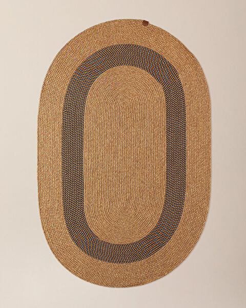 Alsace Oval Rug - Natural/Black - 90x150 cm - 5
