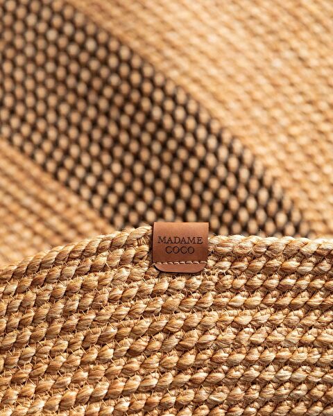 Alsace Oval Rug - Natural/Black - 90x150 cm - 2