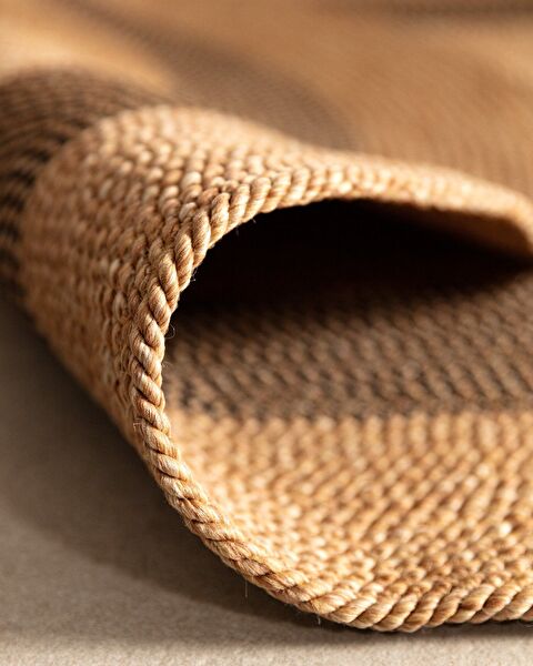 Alsace Oval Rug - Natural/Black - 90x150 cm - 4