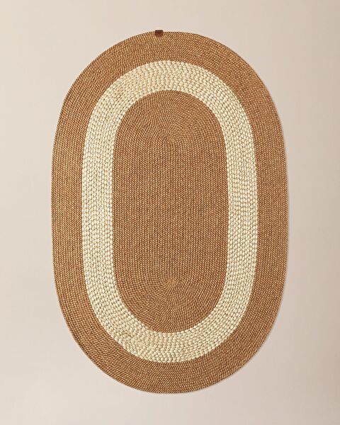 Elzas Ovaal Vloerkleed - Naturel/Crème - 90x150 cm - 6