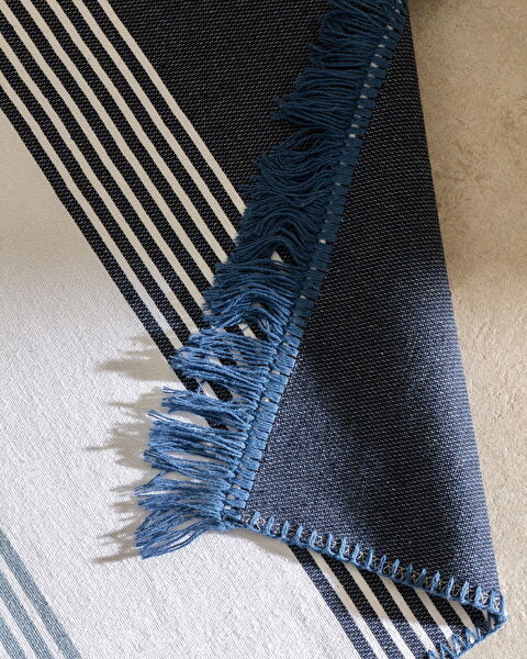 Rontalon Fringed Woven Rug - 2