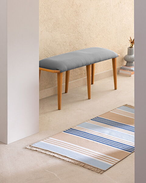 Chagnon Fringed Woven Rug - 0